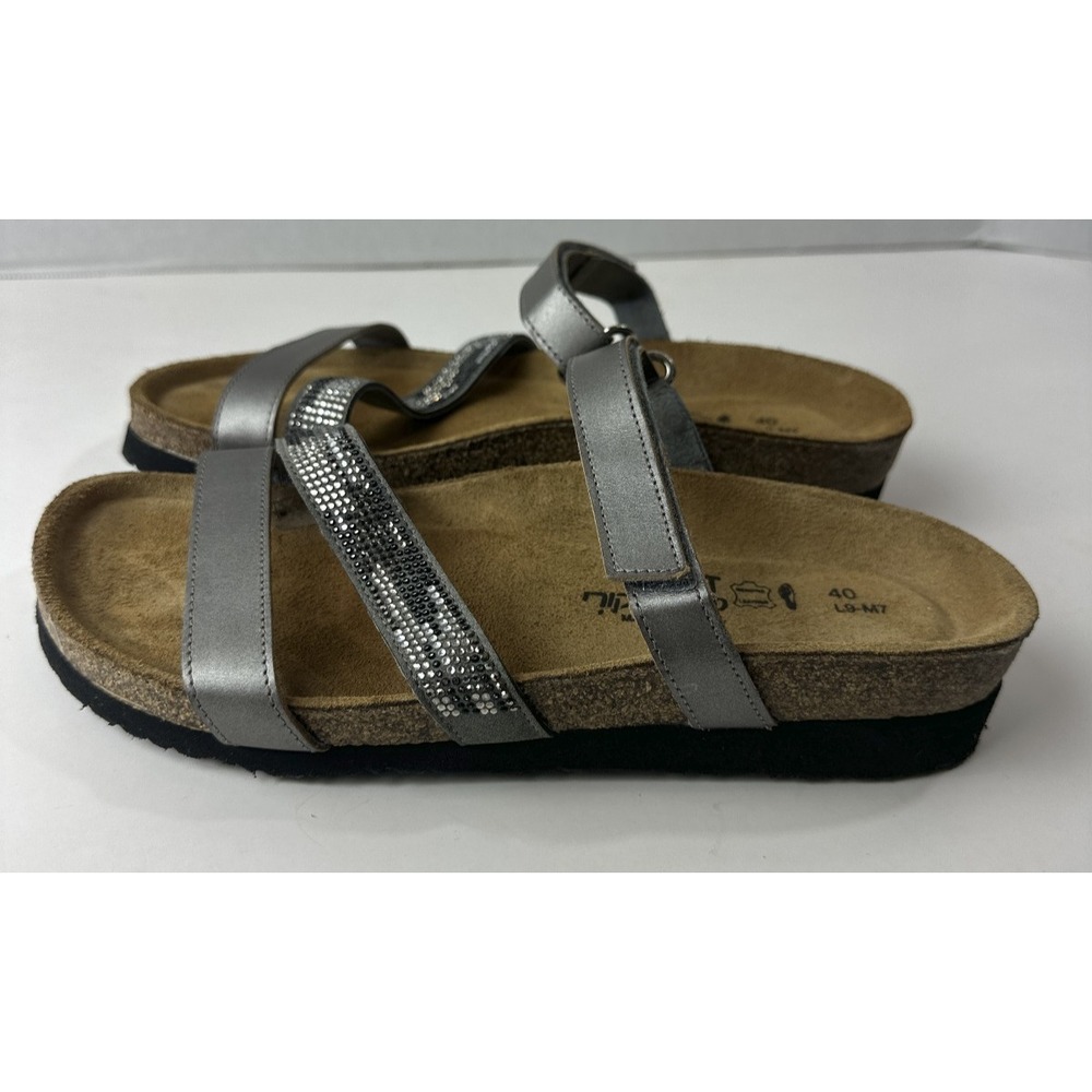 NAOT Rhinestone Embellished Columbus Strappy Sandals Size 40 Women's US 9 EUC - Picture 9 of 16